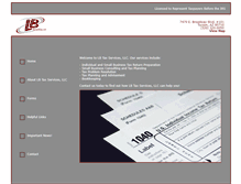 Tablet Screenshot of lbtaxservices.com